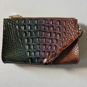 Like New Brahmin clutch wristlet
